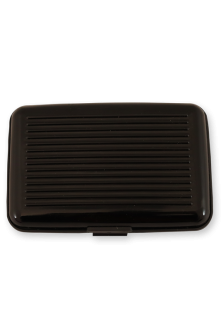 Aluminum Wallet: Black - Pack of 2