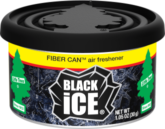 Little Tree Fiber Can: Black Ice - Pack of 2